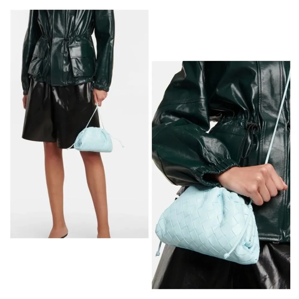 Bottega Veneta Pouch Mini Intrecciato leather clutch